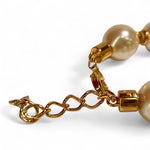 Pulseira Pérolas Allure P | dourado | pérolas e corrente metálica | Ene Ene