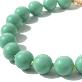 Choker Bola Verde Menta | menta e verde | resina premium e metal esmaltado | Ene Ene