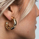 Argolas Eletroformação Heart Dourada