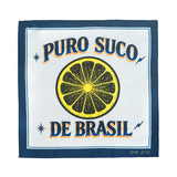 Lenço Puro Suco De Brasil 30x30cm