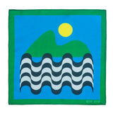 Lenço Copacabana Mon Amour 30x30cm