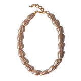 Choker Pérolas Rosê Cecily | rosé | pérolas, resina premium e metal com banho | Ene Ene