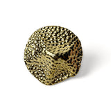 Anel Textura Dourado