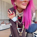 Colar Bow Of Cherries