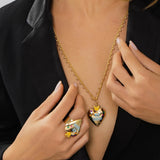 Anel Capricórnio Ice Queen