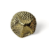 Anel Textura Dourado