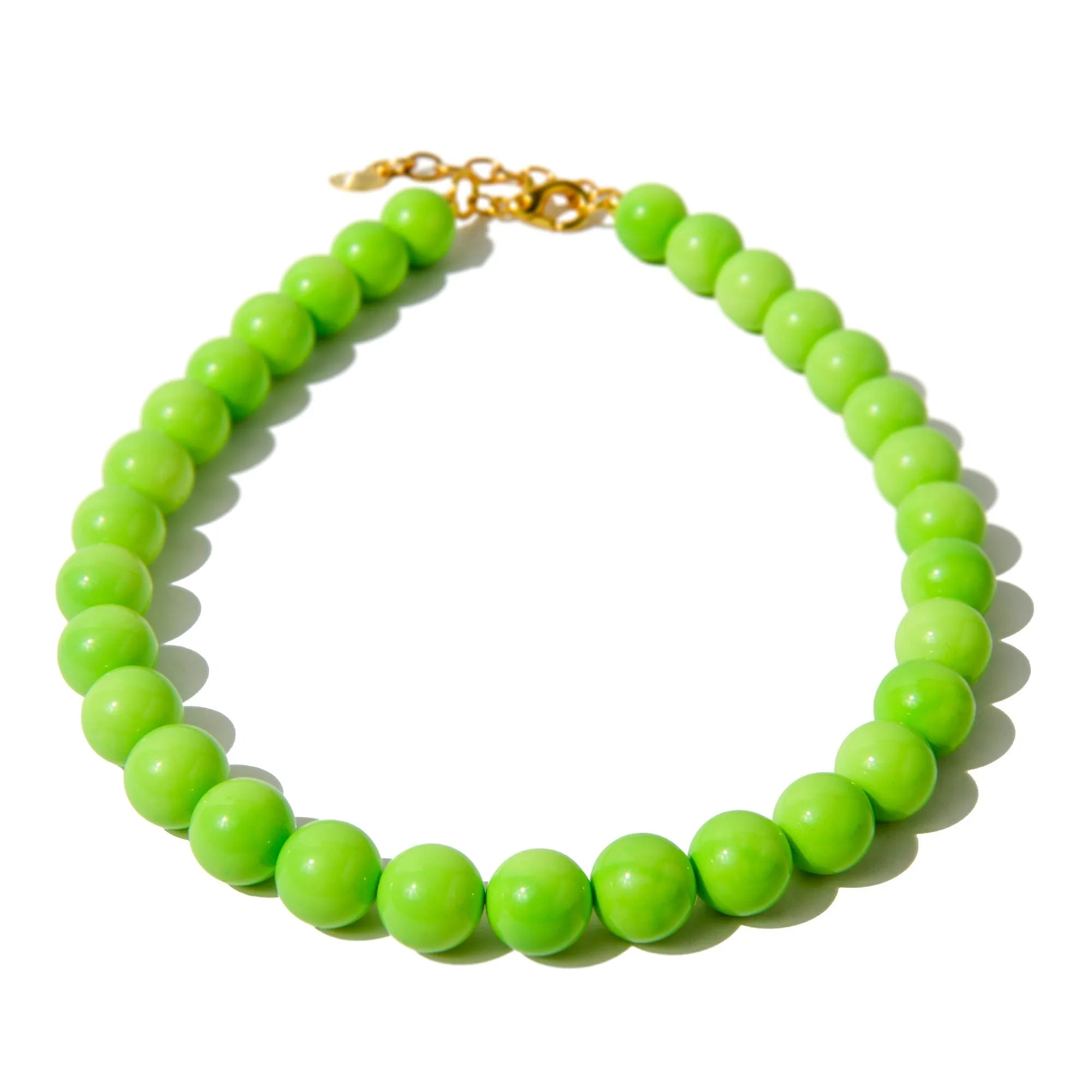 Choker Bubble Emma Murano Verde | verde | murano, miçangas e metal com banho | Ene Ene