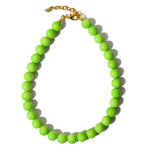 Choker Bubble Emma Murano Verde | verde | murano, miçangas e metal com banho | Ene Ene