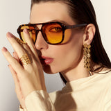 Anel Medalhadas Texturizadas Dourado