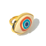 Anel Olho Grego Off White