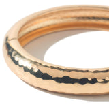 Bracelete Martelado Aneka Dourado