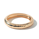 Bracelete Martelado Aneka Dourado