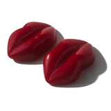 Brinco Beijo M Vermelho