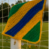 Bandana de Tricô Copa com Pingentes