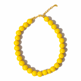 Colar Bubble Basic Amarelo Claro