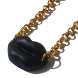 Colar Corrente Beijo Preto
