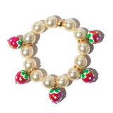 Pulseira Namorados Pérola Morango