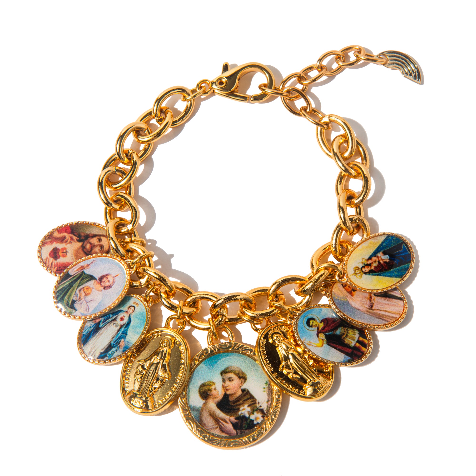 Pulseira Corrente Santos | dourado | metal com banho e corrente metálica | Ene Ene