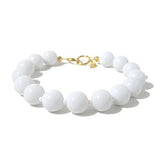 Choker Bolona Branca | resina premium e miçangas | Ene Ene