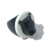 Anel Pantera Medalhão Preto