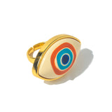 Anel Olho Grego Off White