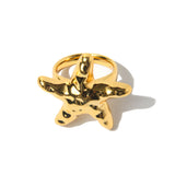 Anel Estrela Dourado