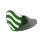 Anel Coração Copacabana Verde