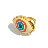 Anel Olho Grego Off White