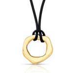 Colar Corino Preto | preto | metal com banho, corino, corda náutica e cordão | Ene Ene