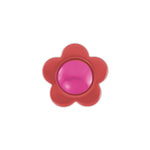 Anel Resina Daisy Fosco Pink e Vermelho | vermelho | resina premium | Ene Ene