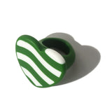 Anel Coração Copacabana Verde