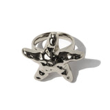 Anel Estrela Prateado