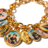 Pulseira Corrente Santos | dourado | metal com banho e corrente metálica | Ene Ene